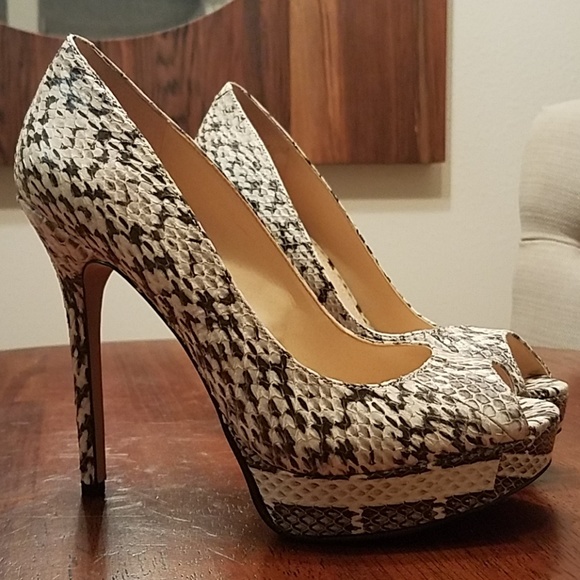 Vince Camuto python pumps - Picture 2 of 4